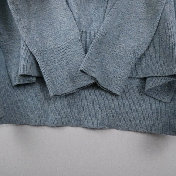 GAP Womens Sweater Small Green Blue Long Sleeve Boat Neck Pull Over Lightweight - Picture 5 of 13